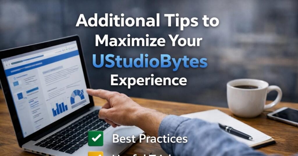 Additional Tips to Maximize Your UStudioBytes Experience